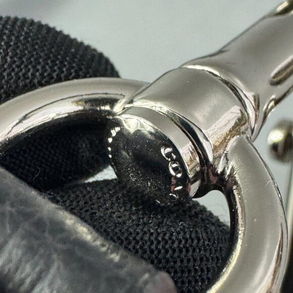 Coach Black Leather with Silver-tone Hardware Adjustable Strap - Picture 10 of 10